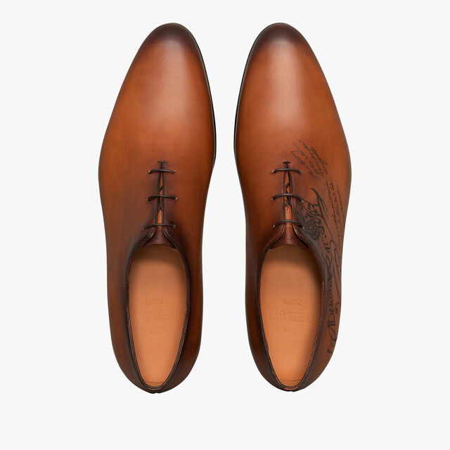 Alessandro Galet Scritto Leather Oxford, TOBACCO BIS, hi-res 3