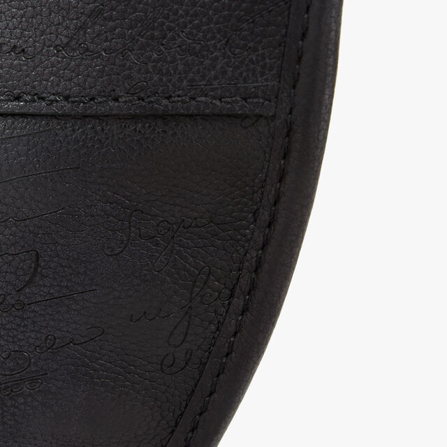 Rider Scritto Leather Belt Bag, NERO GRIGIO, hi-res 7