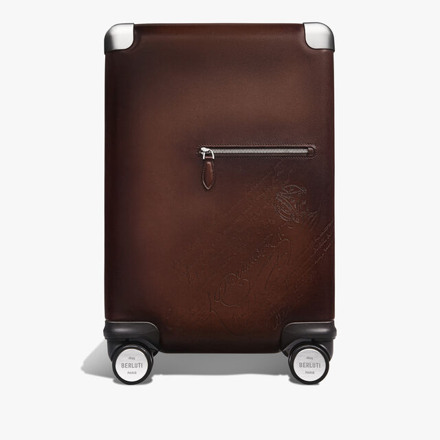 Formula 1005 Scritto Leather Rolling Suitcase, SOFT BROWN, hi-res 1