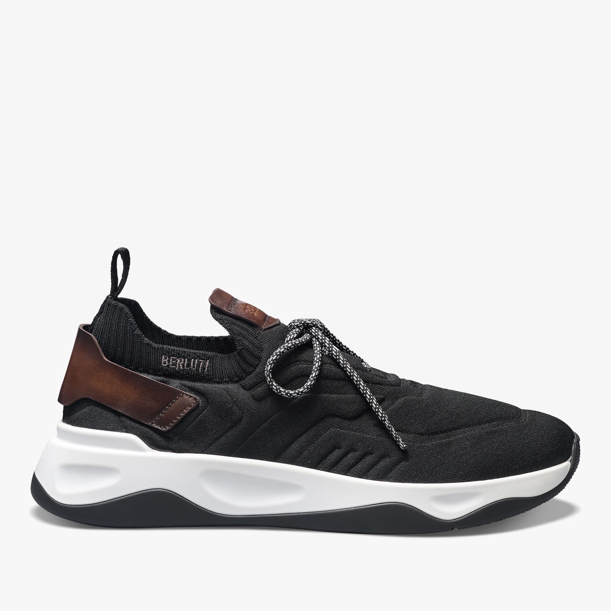 Shadow Knit And Leather Sneaker Berluti GH