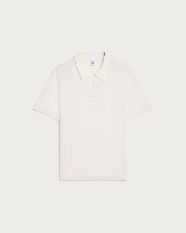 B-Thabor Embroidery Polo, Off White, hi-res