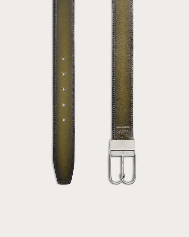 B Volute Reversible Belt, Nero Grigio & Nero Caviar, hi-res