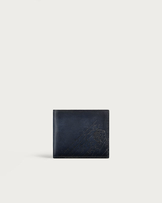 Makore Compact Wallet, Indigo Denim, hi-res