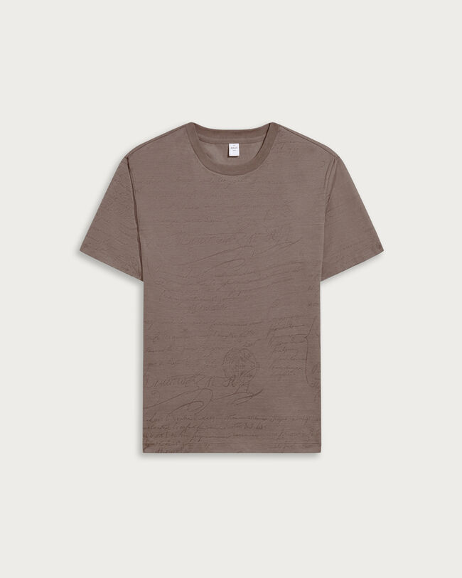 Scritto Piqué T-shirt, Taupe Powder, hi-res