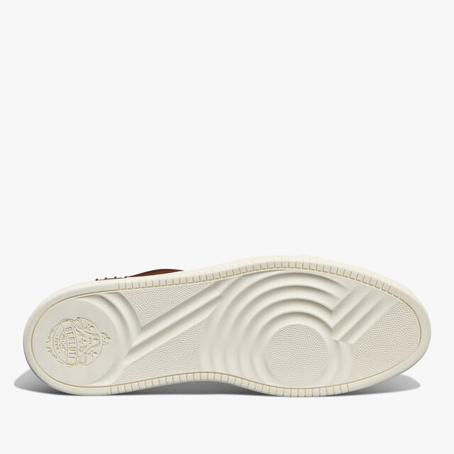 Playtime Scritto Venezia Calf Leather Sneaker Slip On, CACAO INTENSO, hi-res 6