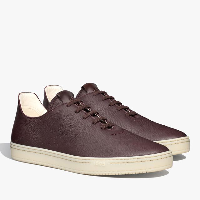 Eden Scritto Leather Sneaker, WINDSOR WINE, hi-res 2