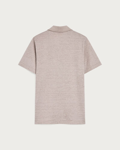 Scritto Pattern Piqué Polo, Nile Blue, hi-res