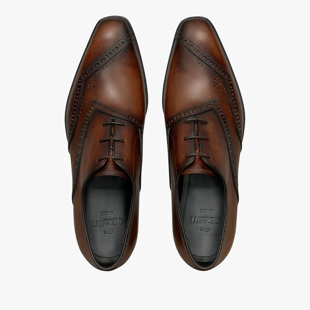 Démesure Leather Oxford, CACAO INTENSO, hi-res 3