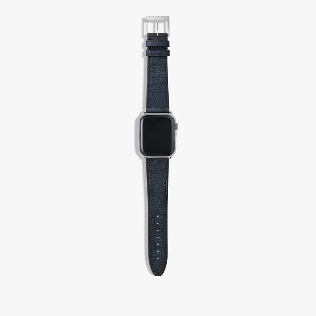 Apple Watch Bracelet Scritto Leather, INDIGO DENIM, hi-res 2