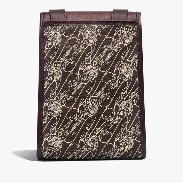 Bourse Toile Marbeuf Messenger, DARK BROWN + MADURO, hi-res 3