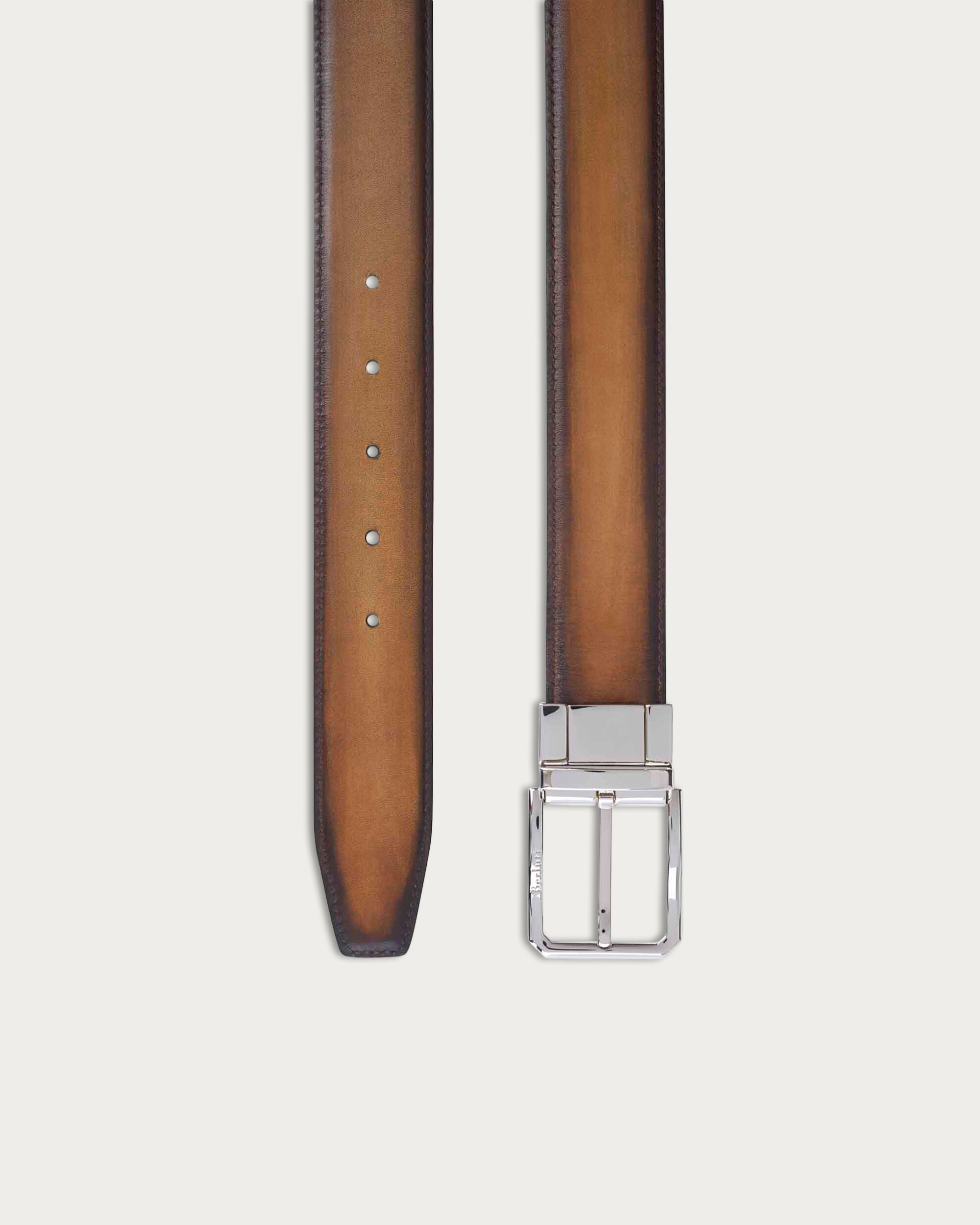 Versatile Reversible Belt, Tobacco Bis & Nero, hi-res