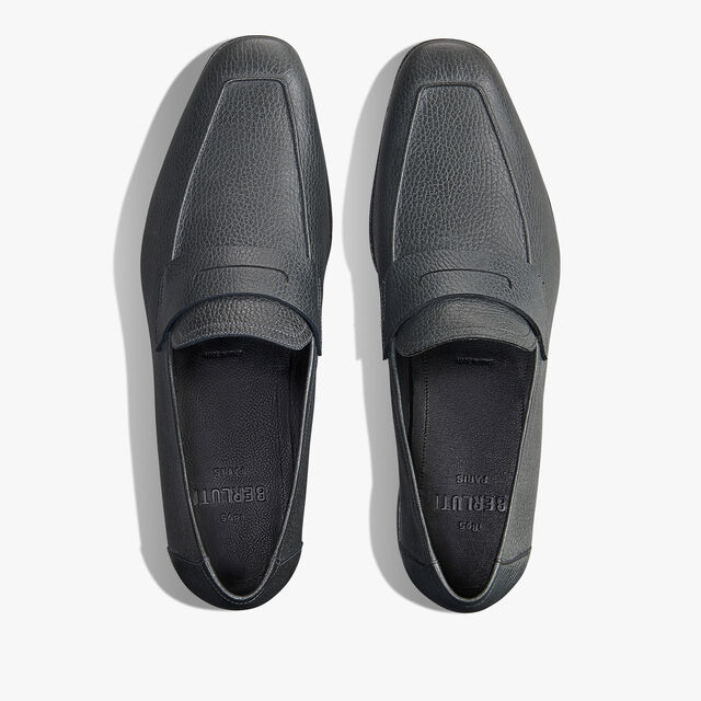 Lorenzo Goat Leather Loafer, CARBON GREY, hi-res 3