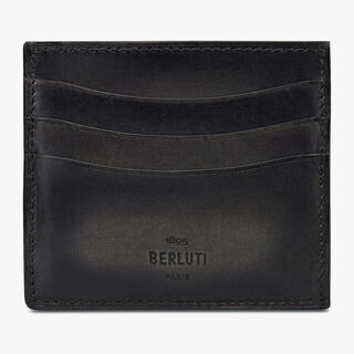 Bambou 6CC Leather Card Holder, NERO GRIGIO, hi-res