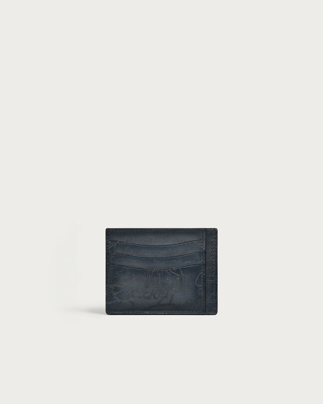 Bambou Tetris Card Holder, Blu Minerale, hi-res