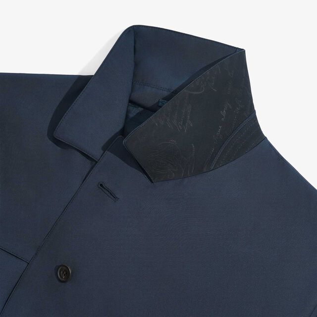 Technical Silk Light Trench, COLD NIGHT BLUE, hi-res 8