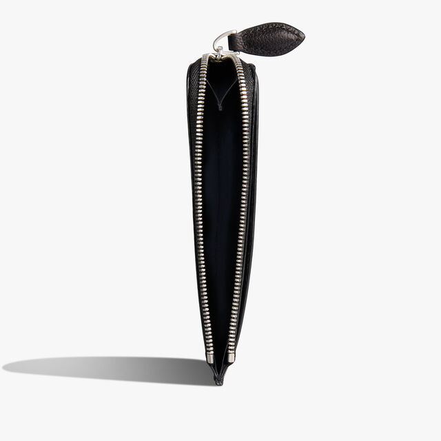 Koa Maxi Scritto Leather Long Zipped Card Holder, INDIGO DENIM, hi-res 3