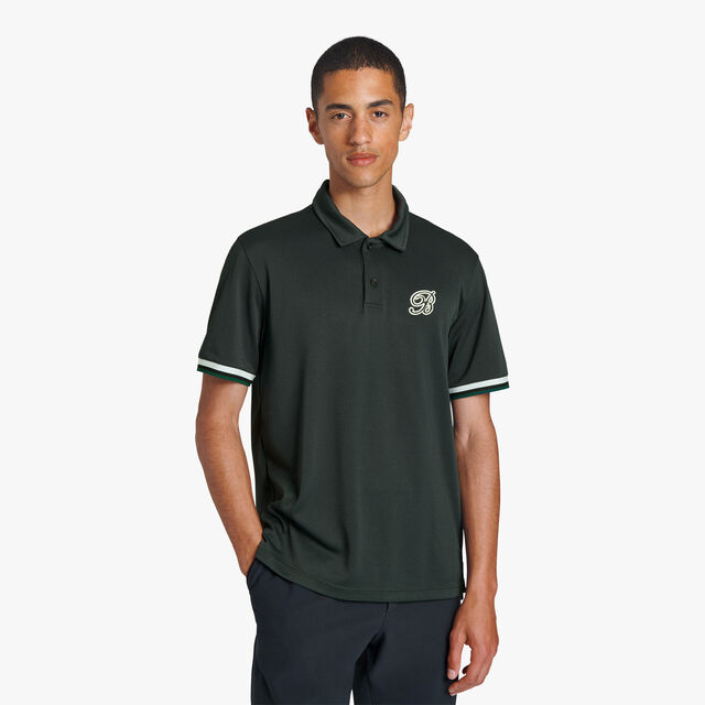高尔夫科技Polo衫, DEEP GREEN, hi-res 2