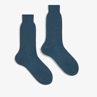 Classic Plain Socks , BLUE CHARCOAL, hi-res