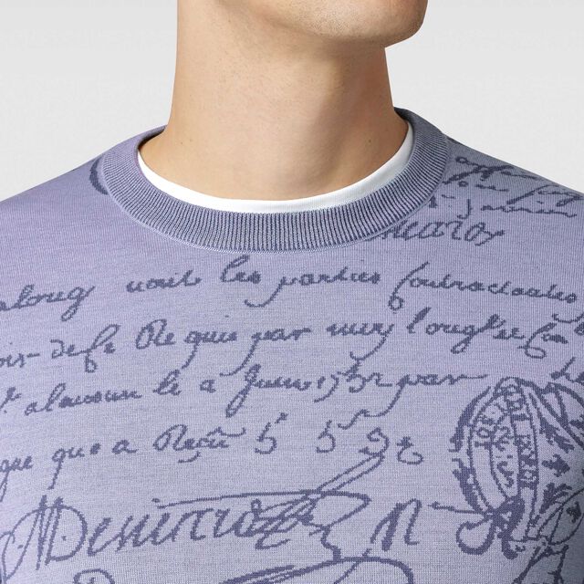 Classic Scritto Crewneck, SEASIDE GREY, hi-res 5