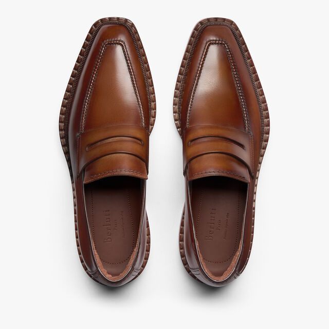 Andy Demesure Neo Parade Venezia Calf Leather Loafer, SEQUOIA, hi-res 3