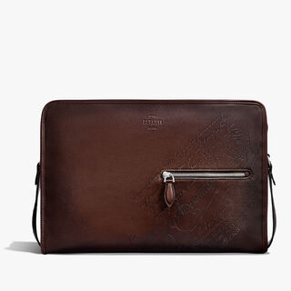 Journalier XL Scritto Leather Messenger Journalier XL Scritto Leather Messenger