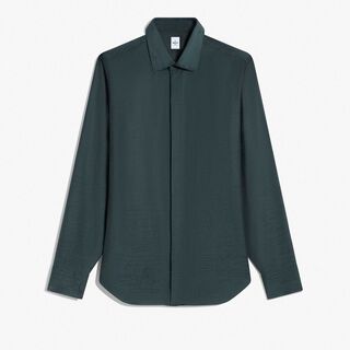 Cotton Silk Scritto Andy Shirt