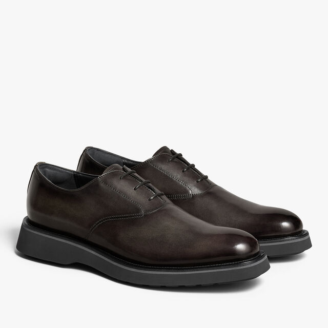 Alessio Leather Oxford, NERO GRIGIO, hi-res 4