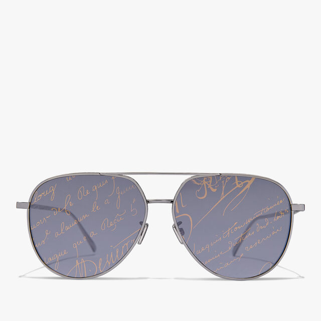 Glint Metal Sunglasses, BLACK GOLD + SCRITTO GOLD, hi-res 1
