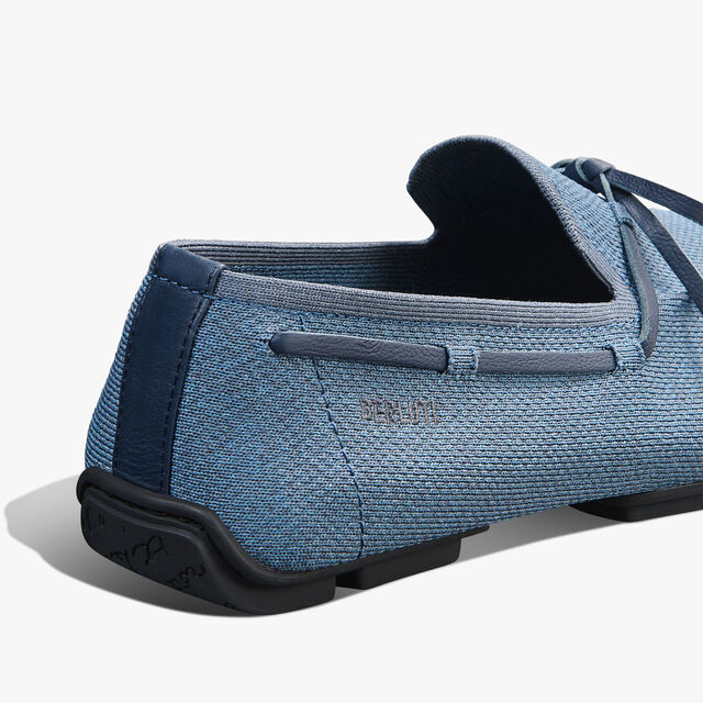 Lorenzo Drive Linen Knit Loafer, SOFT BLUE, hi-res 4