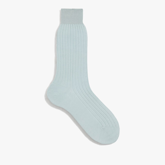 Alessandro Cotton Socks, GLACIAL BLUE, hi-res 2