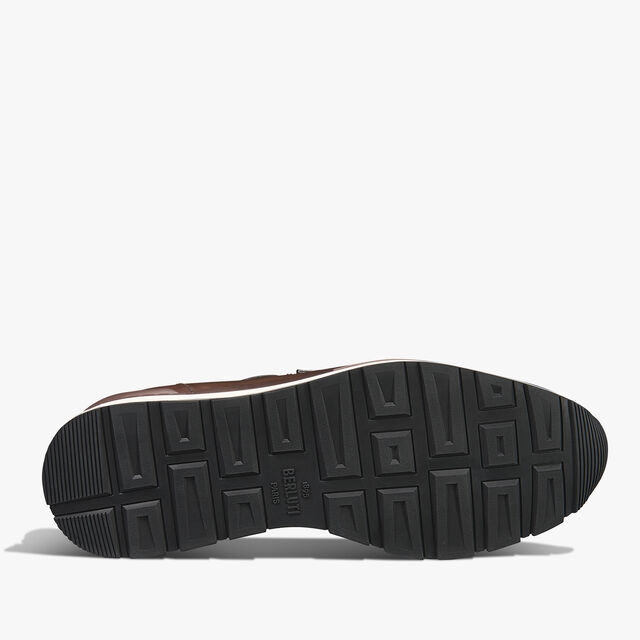 Fast Track Venezia Calf Leather Sneaker, MARRONE INTENSO, hi-res 7