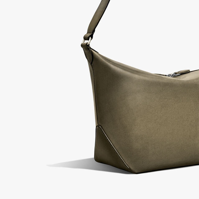 Toujours Soft Zipped Hobo Leather Messenger, SANDSTORM, hi-res 6