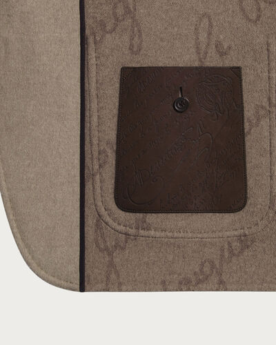 Double Face Jacket, Mole & Internal Giant Scritto, hi-res