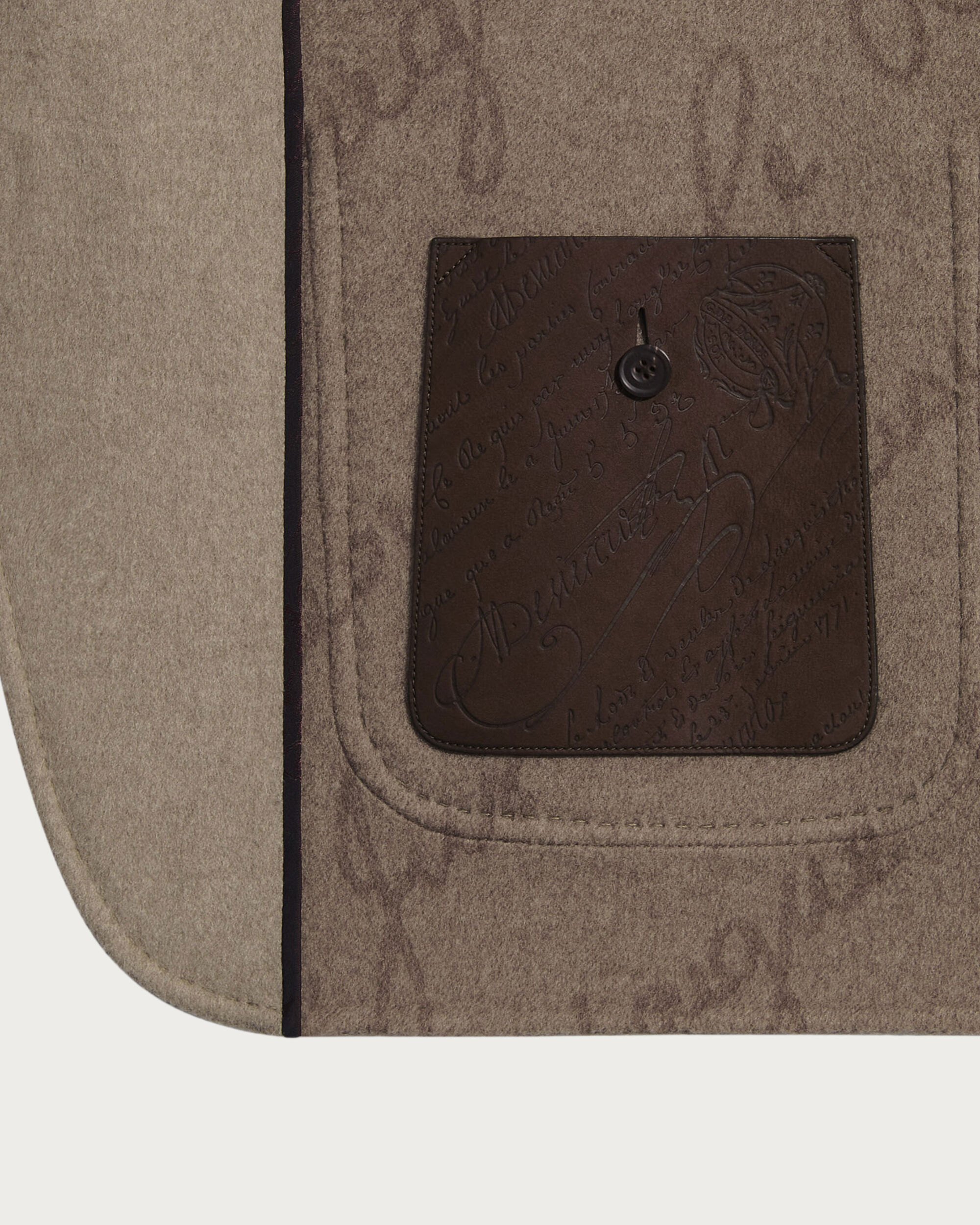 Double Face Jacket, Mole & Internal Giant Scritto, hi-res