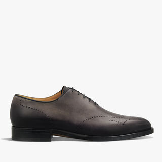 Ajouré Equilibre Venezia Calf Leather Oxford, NERO GRIGIO, hi-res