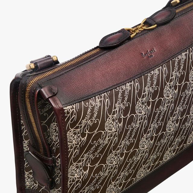 Musette Toile Marbeuf Messenger, DARK BROWN + MADURO, hi-res 5