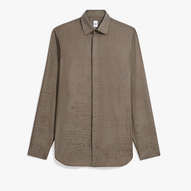 Andy Cotton Silk Scritto Shirt