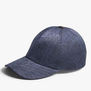 Nylon Scritto Baseball Cap, PURPLE CLOUD, hi-res