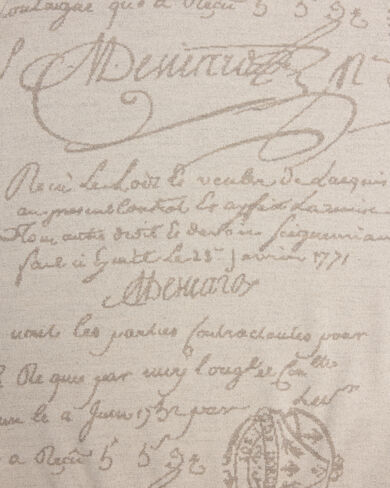 Scritto Pattern Crewneck, Woolly Beige, hi-res