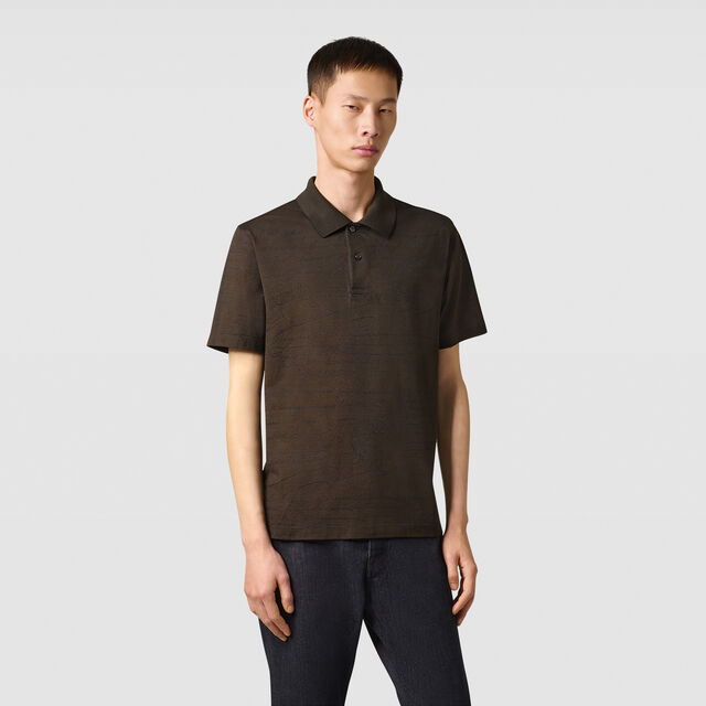 Scritto Pique Polo, EARTH BROWN, hi-res 2