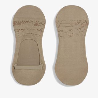 Shadow Cotton Ghost Socks, NATURAL BEIGE, hi-res