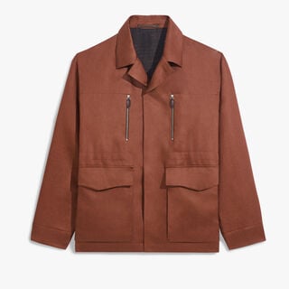 Summer Travel Field Jacket, RUSSET BROWN , hi-res