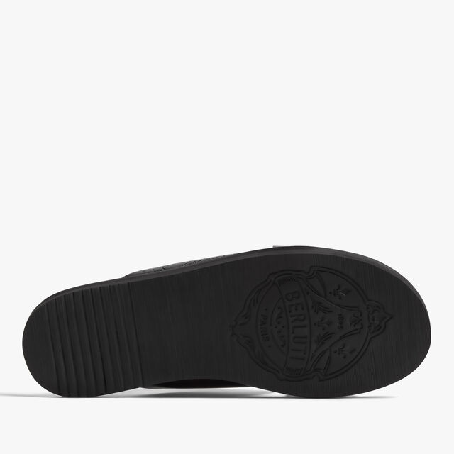Sifnos Scritto Leather Sandal, CACAO INTENSO, hi-res 5