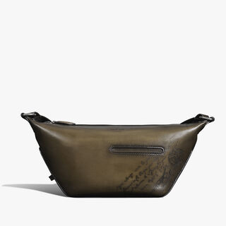 Toujours Soft Zipped Hobo Xs Scritto Leather Messenger, APPENNINI, hi-res