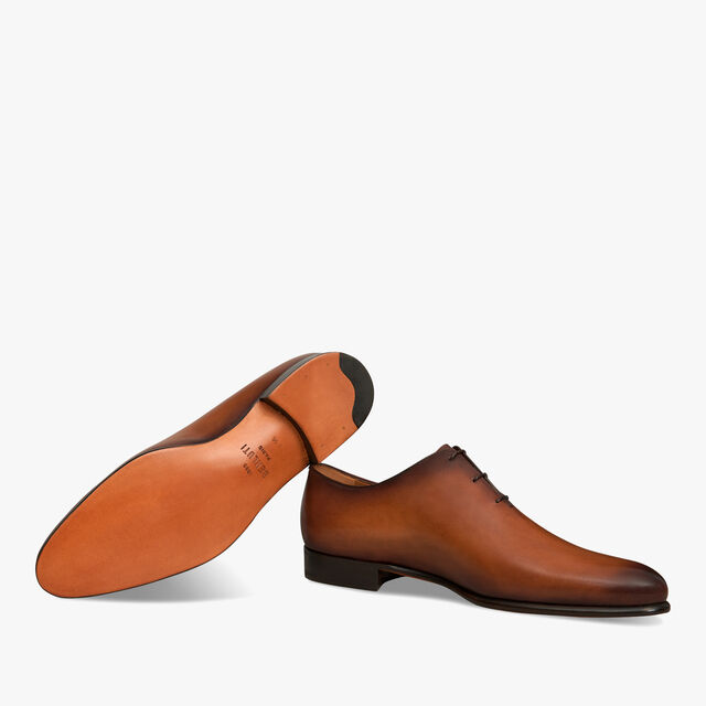 Alessandro Galet 皮革牛津鞋, TOBACCO BIS, hi-res 4
