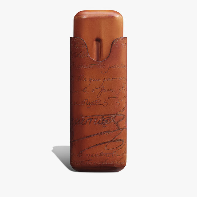Cigar Case 2 Scritto Leather, ARANCIO VERMIGLIO, hi-res 2