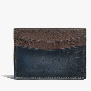 Bambou Scritto Leather Card Holder