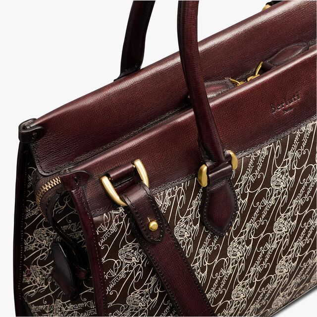Cabas Toile Marbeuf托特包, DARK BROWN + MADURO, hi-res 6