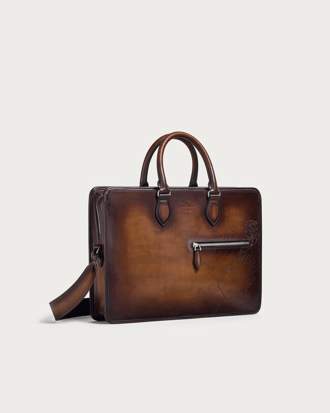 1 Jour Briefcase, Cacao Intenso, hi-res