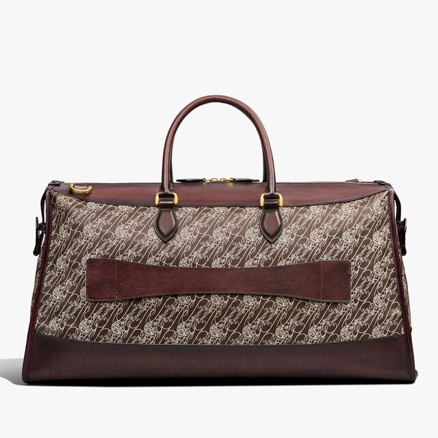 Sac De Voyage Bagage En Toile Marbeuf, DARK BROWN + MADURO, hi-res 3